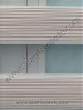 %25 İndirimli Yeni Sezon Zebra Perde Micro Plise Pudra