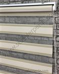 Mikro Plise Zebra Perde Vizon