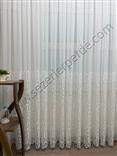 Lilium Serpme Etek İşlemeli Tül Perde Karinna TT ZEMİN