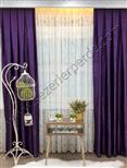 Fon Perde Yeni Sezon Soft Mor