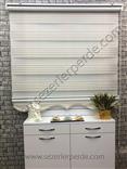 %25 İndirimli Yeni Sezon Double Simli Zebra Perde 9226