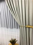 Düz Fon Perde Ada Gri V-04