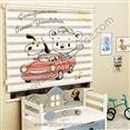 Poster Baskılı  Zebra Perde  SZR-1050 Kırmızı Araba